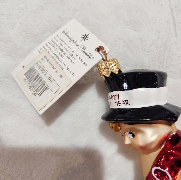 Christopher Radko NWT Millennium Munckin Glass Ornament - Picture 4 of 8